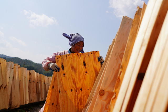 家门口  就业  增收  农民  竹木  加工