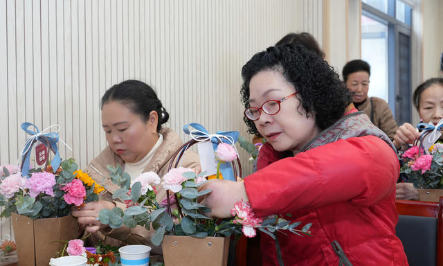 妇女节 插花