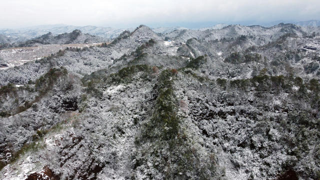 通道侗族自治县 雪景 