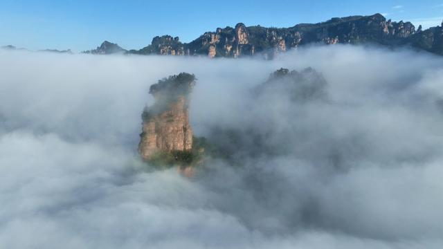 张家界 武陵源 十里画廊 云海 张家界国家森林公园 旅游