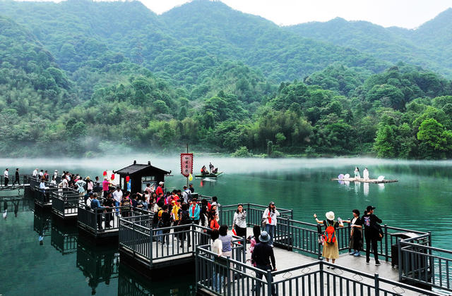 东江湖 雾漫小东江 观雾