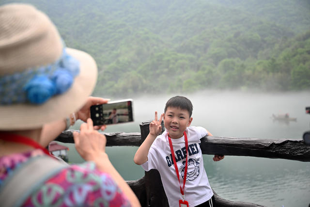 东江湖 雾漫小东江 观雾