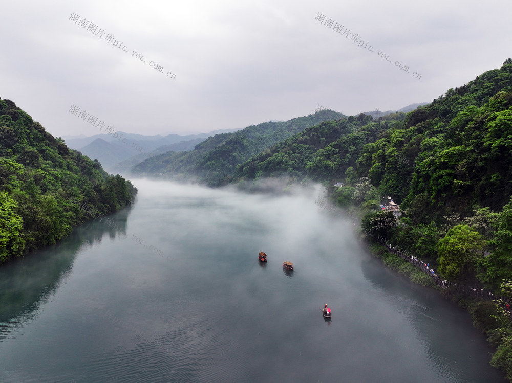 东江湖 雾漫小东江 观雾