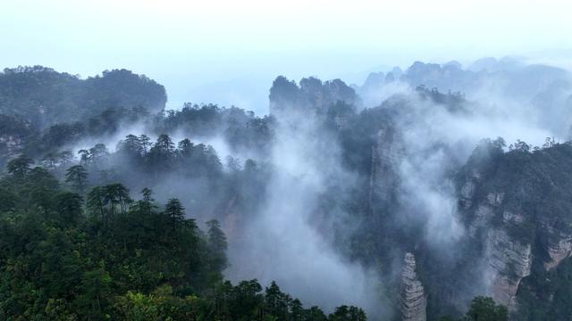 张家界 旅游 武陵源 黄石寨 张家界国家森林公园