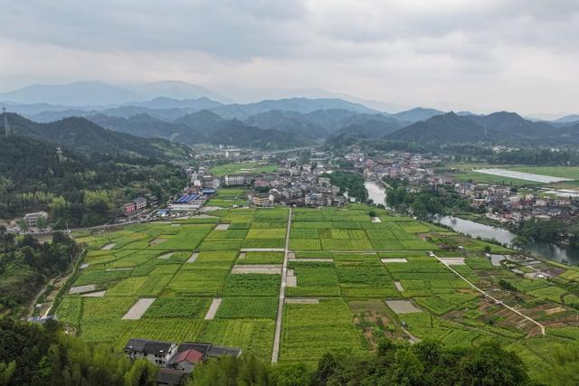 环境、生态、春天、绿水青山、田园、民居、乡村、春耕