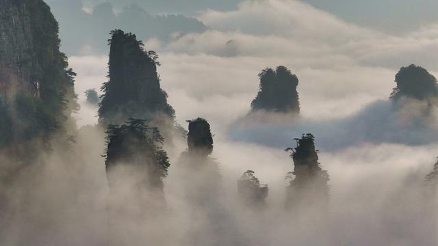 张家界 武陵源 张家界国家森林公园 旅游 云海奇峰