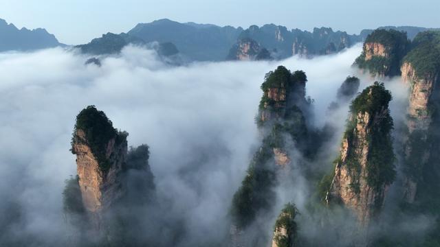 张家界 武陵源 张家界国家森林公园 旅游 云海奇峰