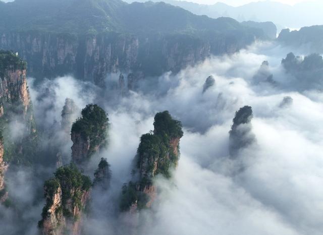 张家界 武陵源 张家界国家森林公园 旅游 云海奇峰