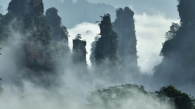 张家界 武陵源 张家界国家森林公园 旅游 云海奇峰