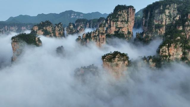 张家界 武陵源 张家界国家森林公园 旅游 云海奇峰