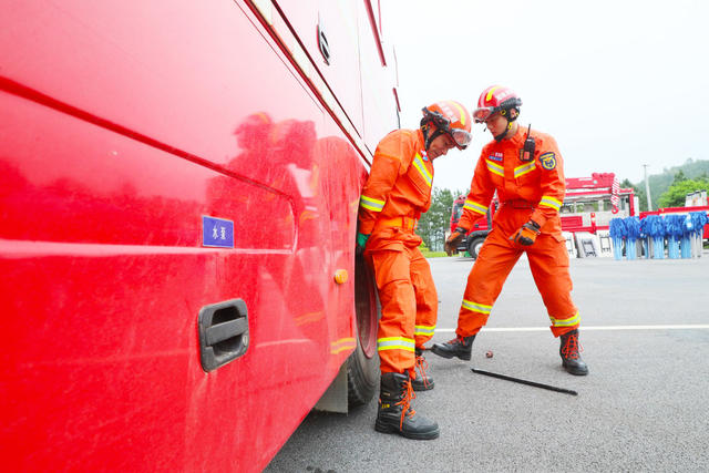 消防  战勤保障  演练