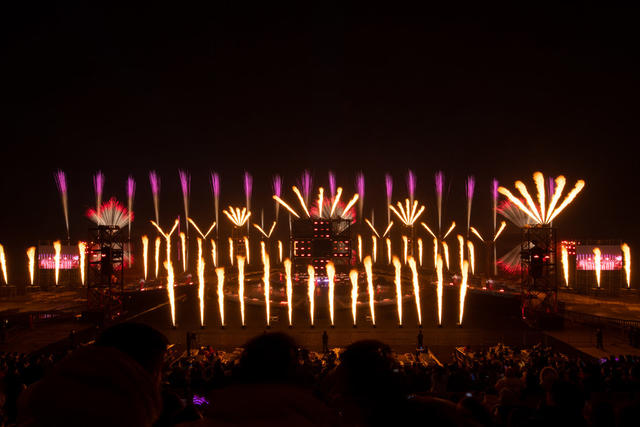 浏阳烟花 焰火燃放 跨年焰火 天空剧院 浏阳花炮 新年焰火 焰火晚会