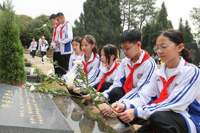 临武县--清明祭英烈  传承英雄志