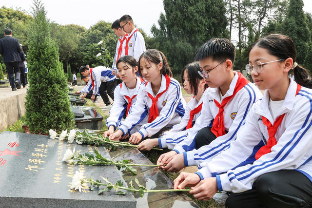 临武县--清明祭英烈  传承英雄志