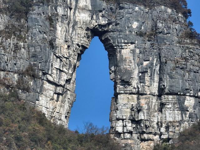 二天门 喀斯特 岩溶地貌 小天门 七星山 穿洞 