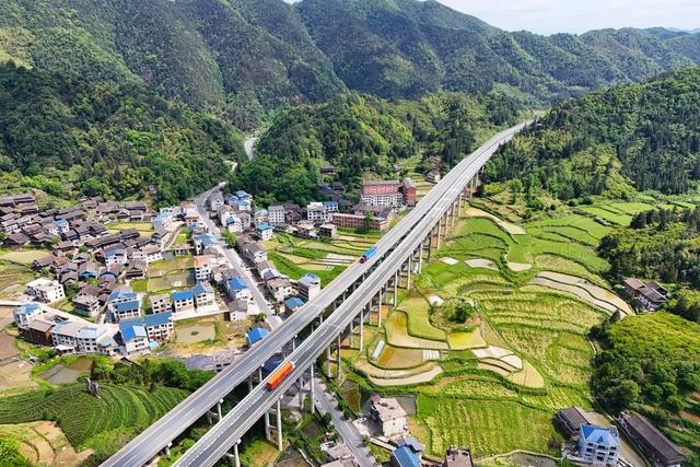 公路、交通、乡村、高速、城乡一体化