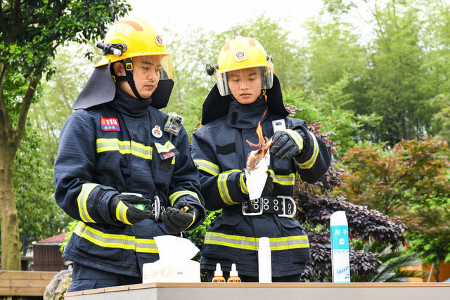 露营 消防 安全 科普 营地 那山那水 宣传 实验