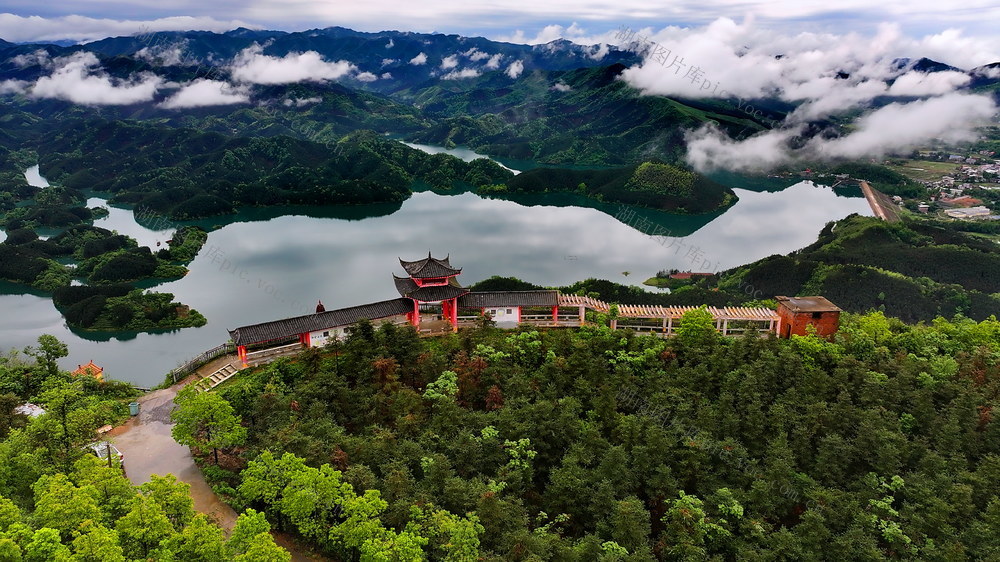 常宁   天湖  云海  景色  如画