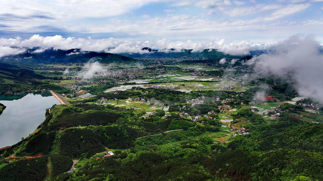 常宁   天湖  云海  景色  如画