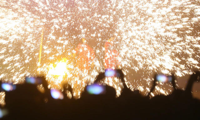 打铁花 非遗技艺 清明