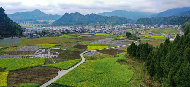 湖南，龙山，春日，乡村