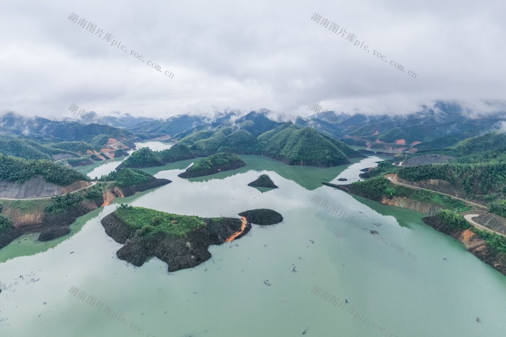 绿水青山 生态 风景 水库 山青水秀 山水 绿色