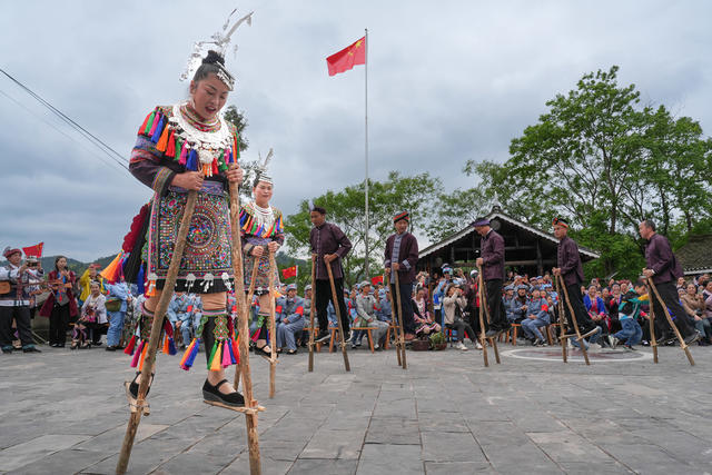 五一国际劳动节  重走长征路  秀非遗民俗