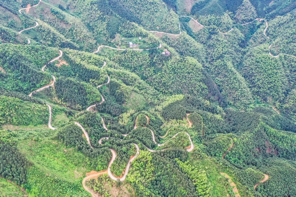 农村路 公路 盘山路 交通 道路 乡村振兴