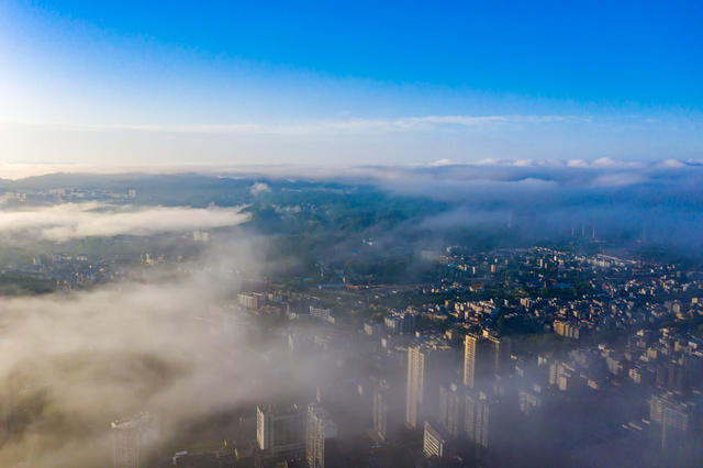 云海  建筑  湘西  吉首