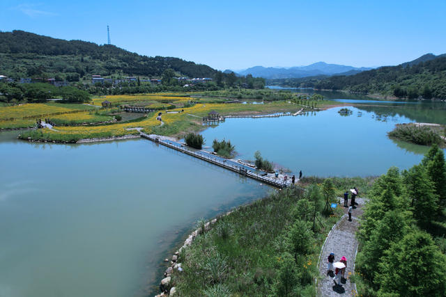 湖南郴州 杭溪湿地公园 画 