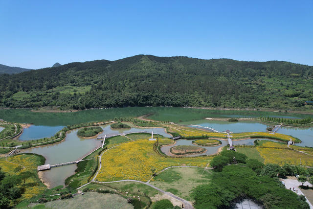 湖南郴州 杭溪湿地公园 画 