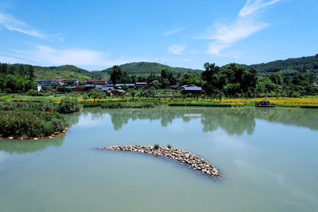 湖南郴州 杭溪湿地公园 画 