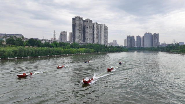 防汛 演练 鹤城区