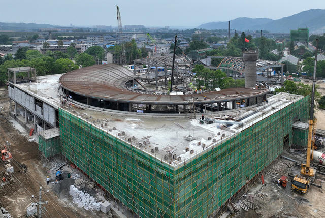项目建设施工忙
