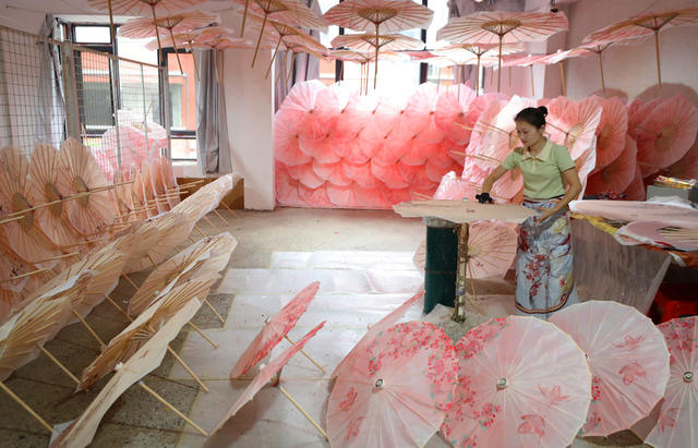 非遗 油纸伞 文旅 市场 加工 增收