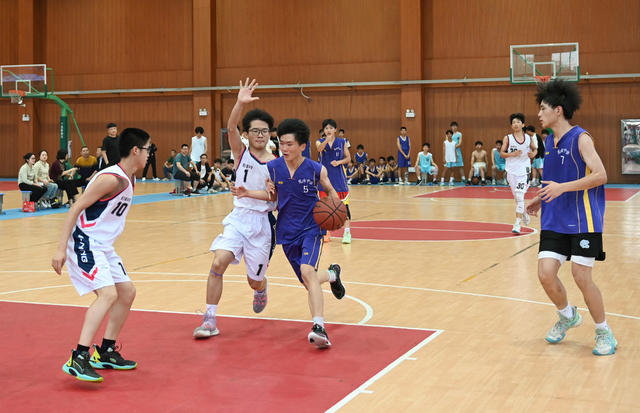蓝球 比赛 中小学生 体育  运动 教育 体育场  学生 校园