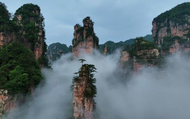 张家界 武陵源 云海