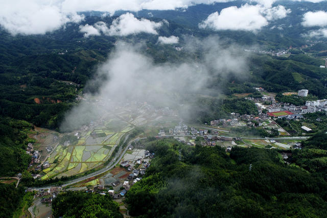 湖南桂东 新农村 画 水湾村