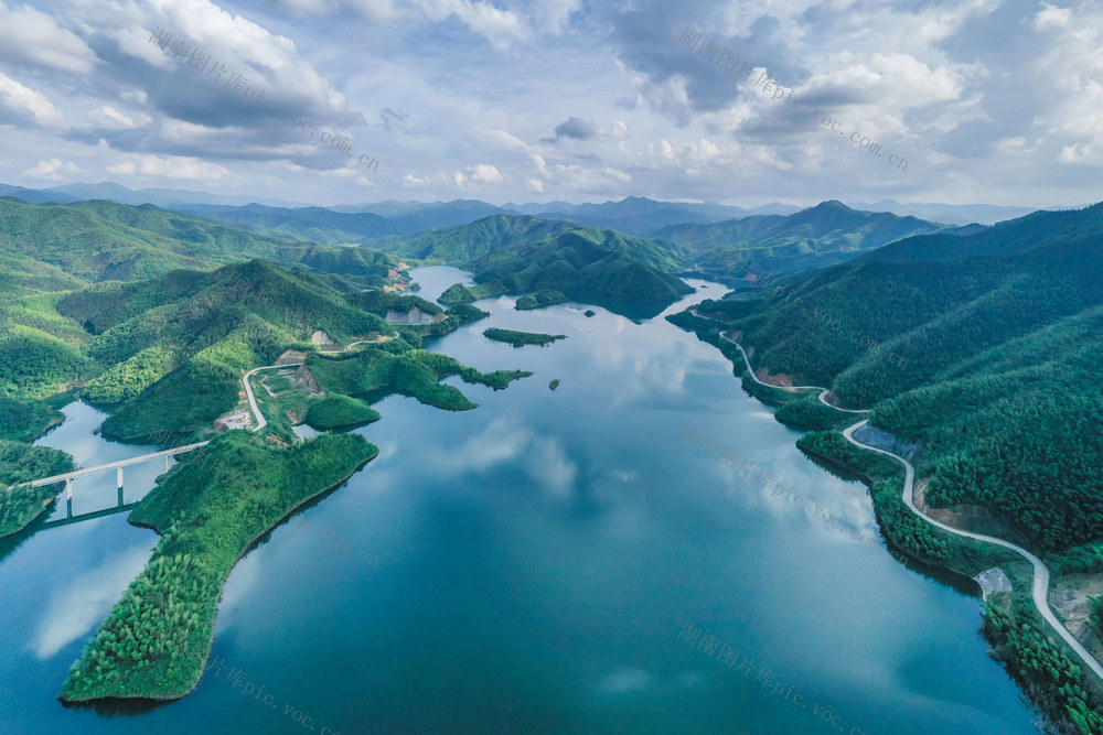 水库 绿水青山 生态 河湖 风光