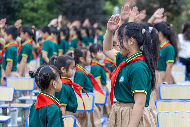 六一 入队仪式 少年先锋队 入队 