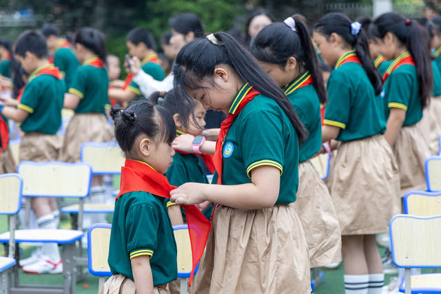 六一 入队仪式 少年先锋队 入队 