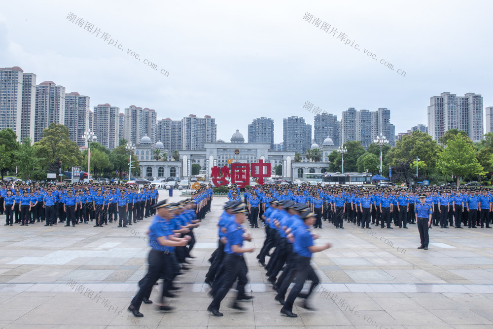 娄底  执法培训 军事训练