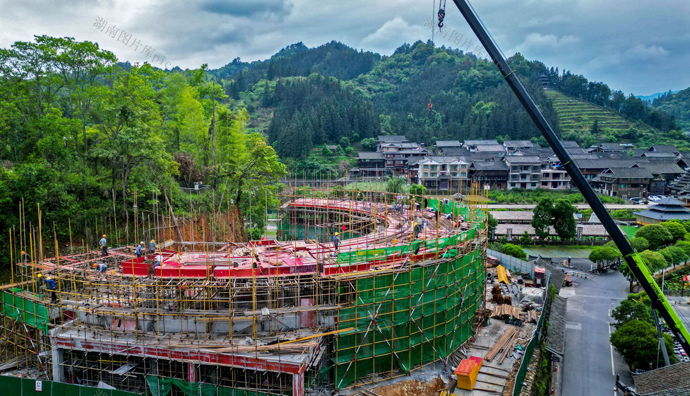 侗寨 景区 施工 基础 设施 建设 打造 旅游 靓丽 名片