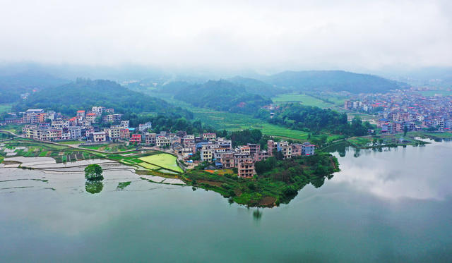 水乡  云雾  美景  江南