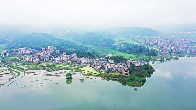水乡  云雾  美景  江南