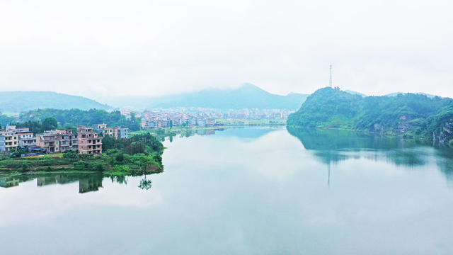 水乡  云雾  美景  江南