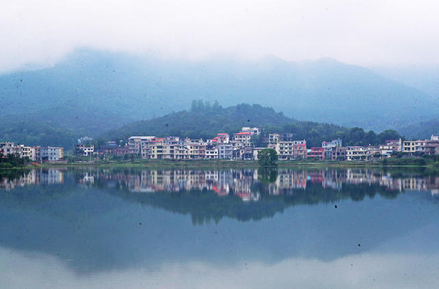 水乡  云雾  美景  江南