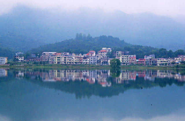 水乡  云雾  美景  江南