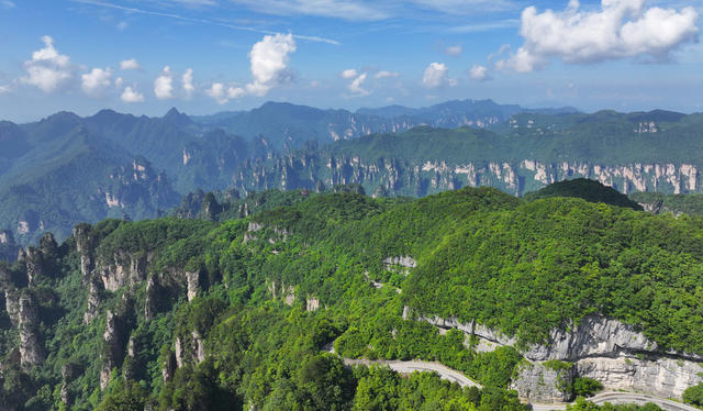 张家界 峰林 蓝天