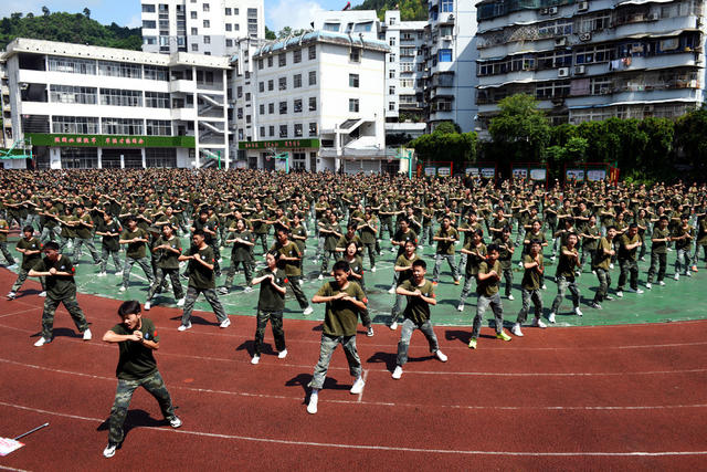 国防  学生  教育 军体拳